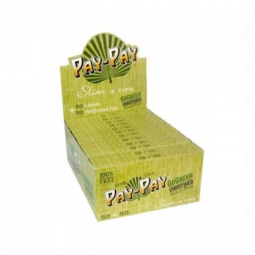 Carton de feuille Pay Pay Go Green KS + Tips (50 feuilles) Pay Pay Feuille à rouler