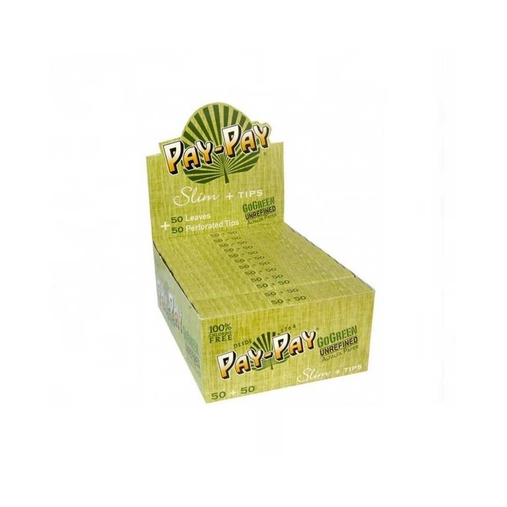 Blattkarton Pay Pay Go Green KS Slim + Tips Pay Pay Blatt zum Rollen