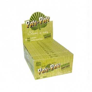 Blattkarton Pay Pay Go Green KS Slim + Tips Pay Pay Blatt zum Rollen