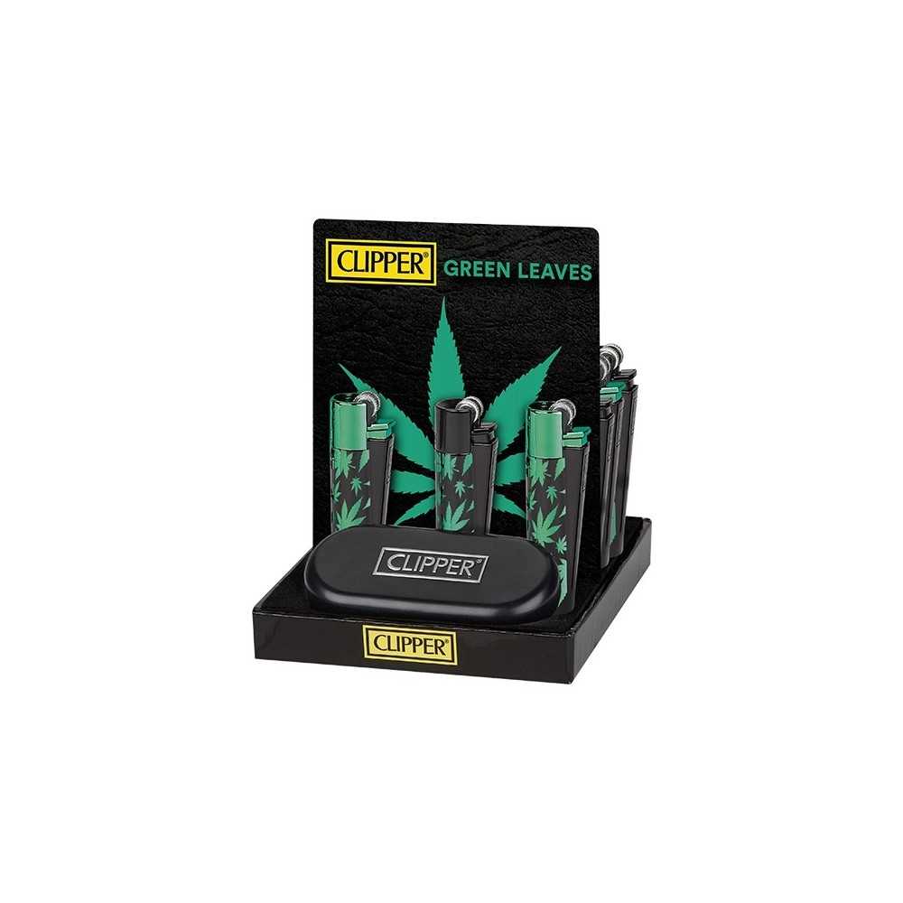 Clipper Metal Green Leaves + Box Clipper Clipper