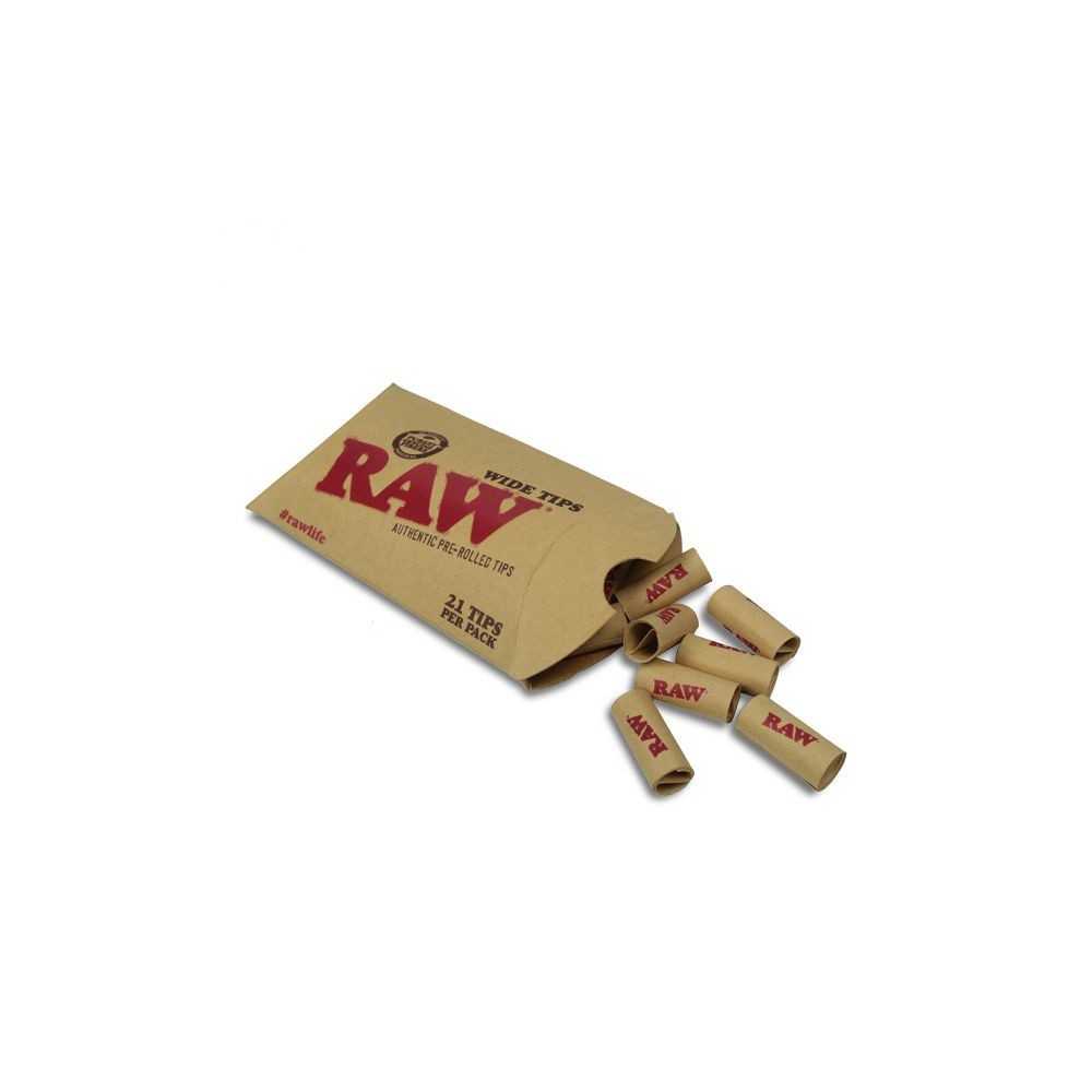 Pre-Rolled Wide tips-Filter RAW Filter (Aktivkohle, Pappe, Zellulose und andere)