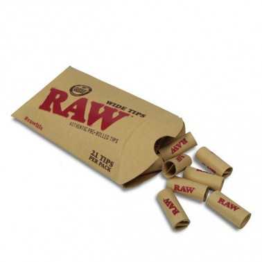 Pre-Rolled Wide tips RAW Filters (activated carbon, cardboard, cellulose and others)