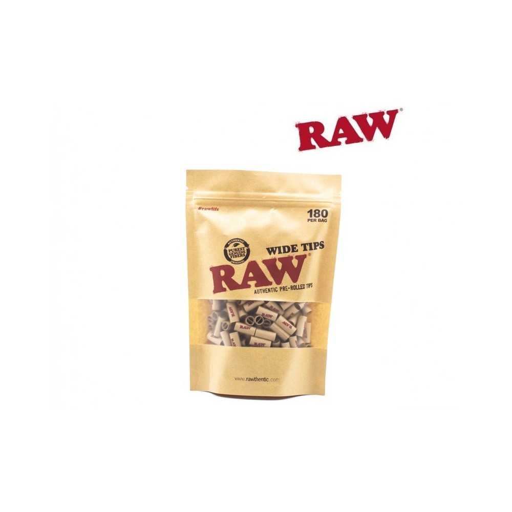 Sachet de 180 filtres pré-roulés Wide RAW Filtres (charbon actif, carton, cellulose et autres)