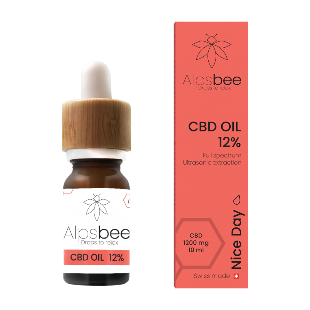 CBD-Öl 12% Alpsbee "Nice Day Alpsbee öle