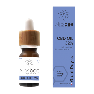 CBD-Öl 32% Alpsbee "Great Day Alpsbee öle