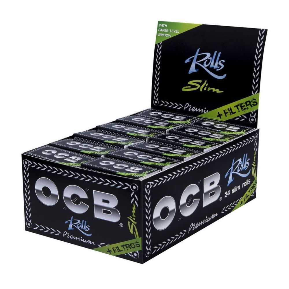 OCB Black Rolls + Filters (box) OCB Rolling sheet