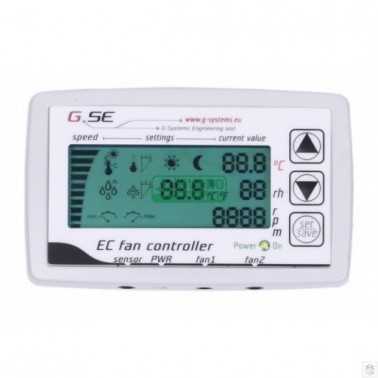 EC LCD contrôleur GSE pour 2 fans GSE Extracteur silencieux avec moteur EC
