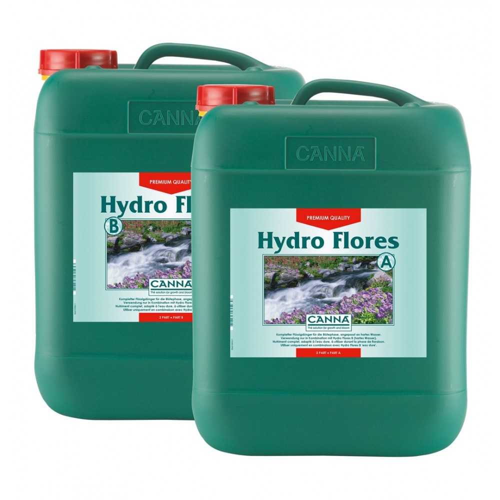 Canna Hydro Flores A+B 10l Canna Engrais GrowShop