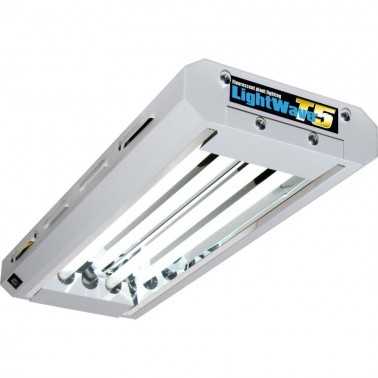 Support néons LightWave T5 2x24W Lightwave T5 Lumière