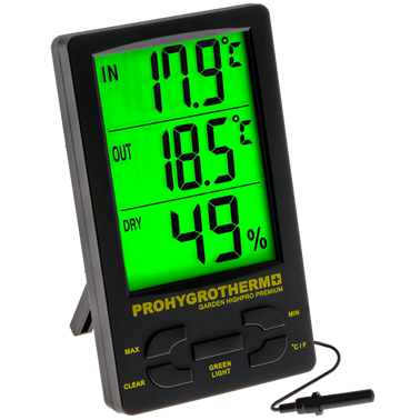 Hygrothermo digitale Garden High Pro (2) Garden High Pro Unità Thermo - Hygro