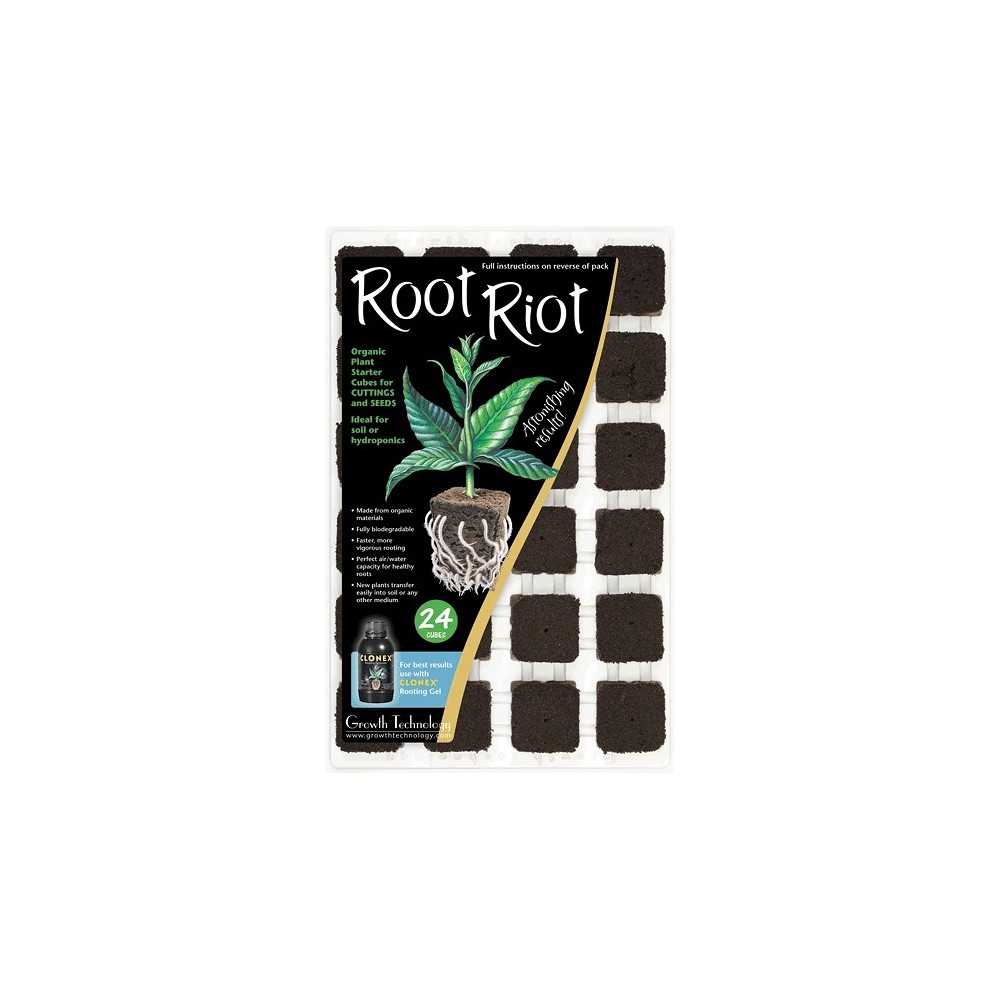 Root Riot cube 24X Root Riot Cube de démarrage