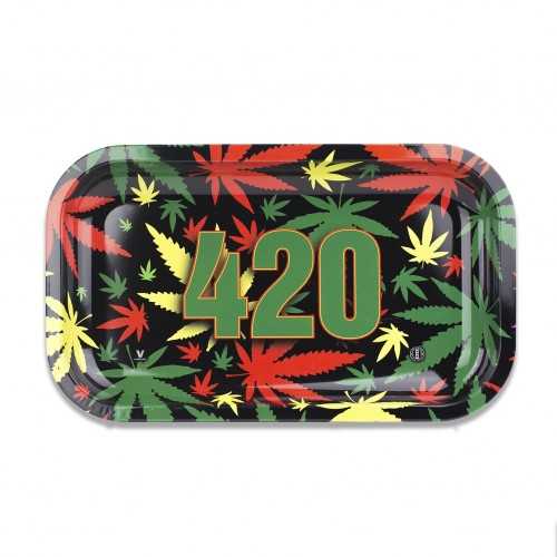 V-Syndicate "420" Small (2) Rolling Tray V Syndicate  Rolling Tray