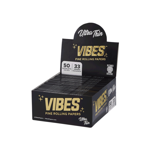 Carte da rollare Vibes King Size Slim Ultra Thin (Carton) Vibes  Rolling paper