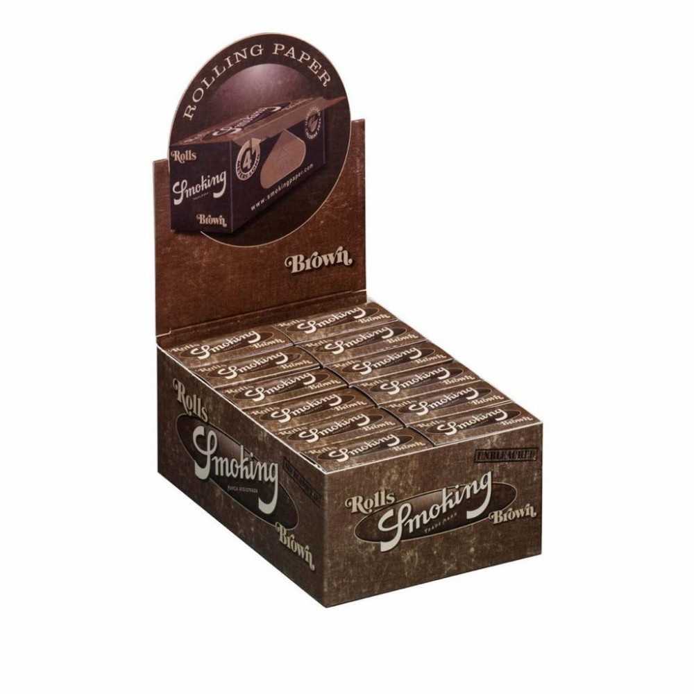 Smoking King Size Brown Rolls (Karton) Smoking Blatt zum Rollen