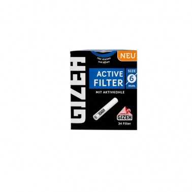 Aktivkohlefilter Gizeh 6 mm Gizeh Filter