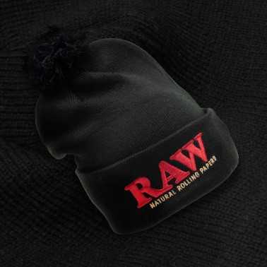 Raw Black Beanie RAW Abbigliamento