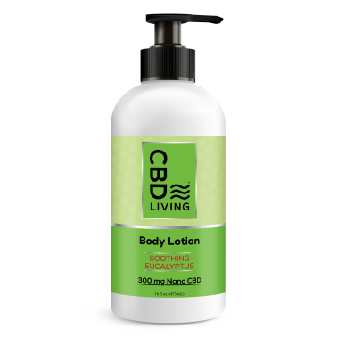 Lotion with CBD Living Eucalyptus 473ml CBD Living Wellness