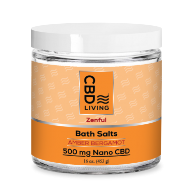 Sali da bagno rilassanti CBD Living Bergamotto ambrato CBD Living Benessere
