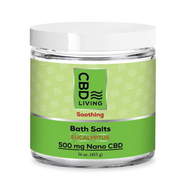 Sels de bain relaxants CBD Living Eucalyptus CBD Living Bien-être