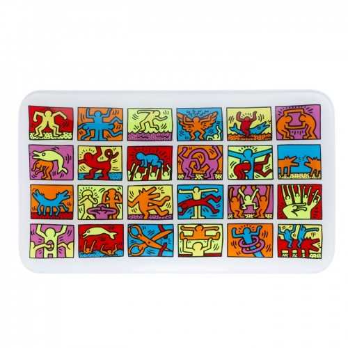 Plateau à rouler en verre K-Haring K.Haring Plateau à rouler