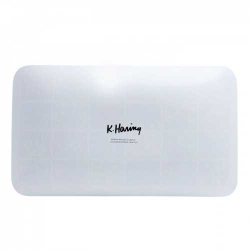 K-Haring Glass Rolling Tray (3) K.Haring  Rolling Tray