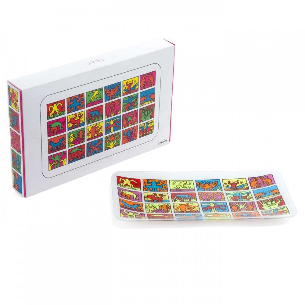Glasrolltablett K-Haring K.Haring Tablett zum Rollen