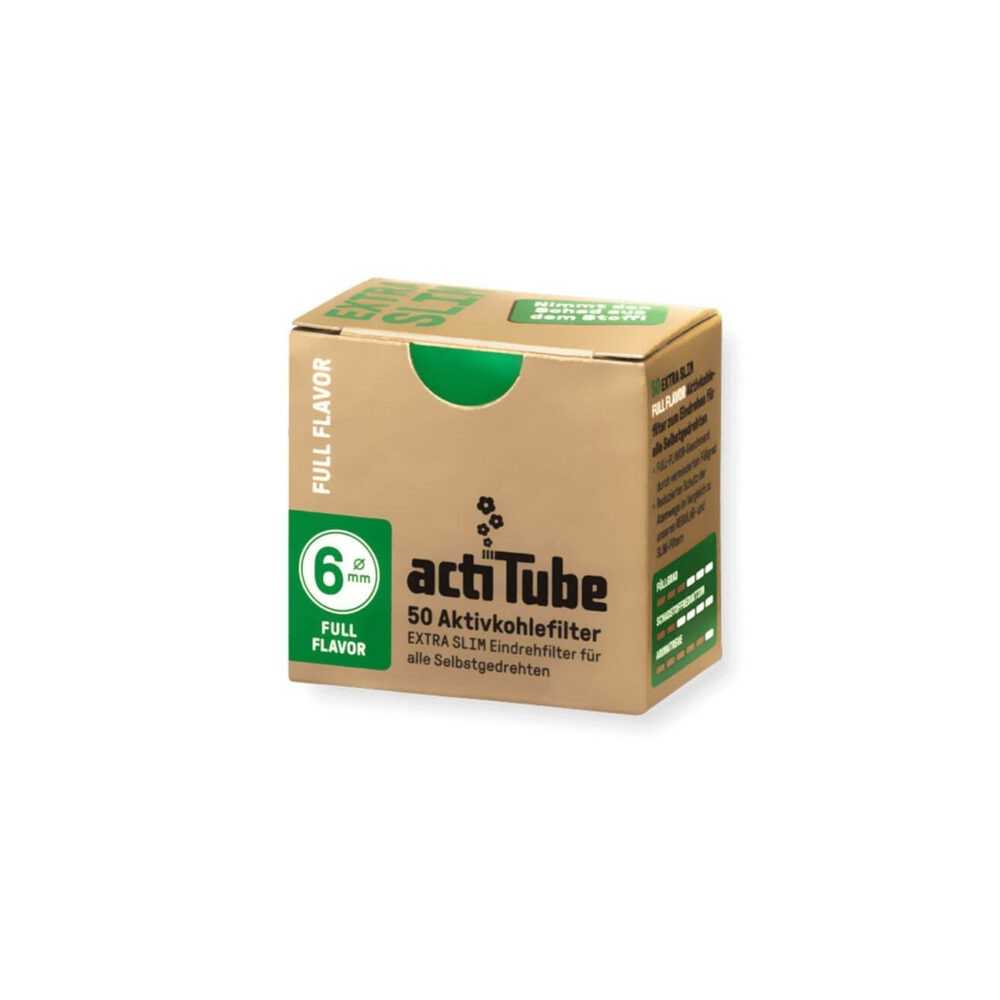 Actitube Filtri Extra Slim 6 mm 50 pz Actitube Filtri (carbone attivo, cartone, cellulosa e altri)