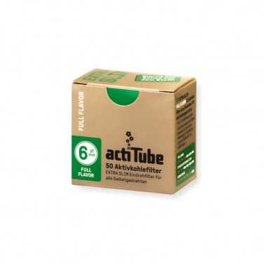 Filtres Actitube Extra Slim 6mm 50 pièces Actitube Filtres (charbon actif, carton, cellulose et autres)