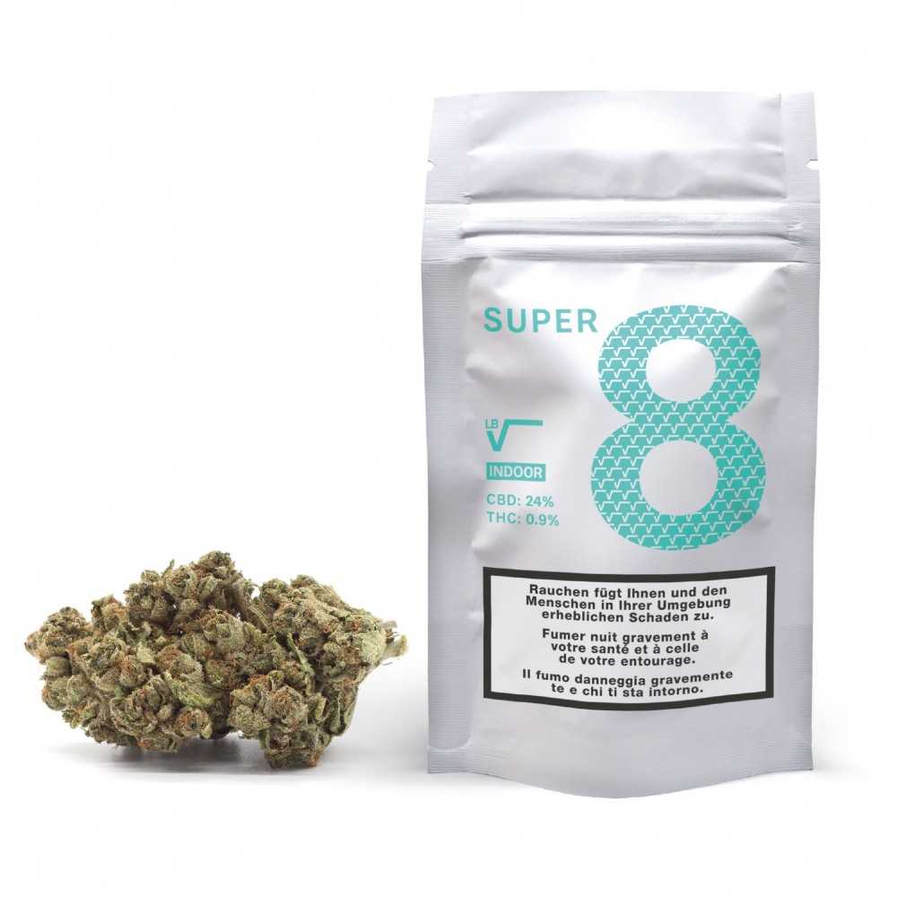 CBD-Blüten LBV "Super 8" Indoor 100g LBV CBD-Blüten und Hash