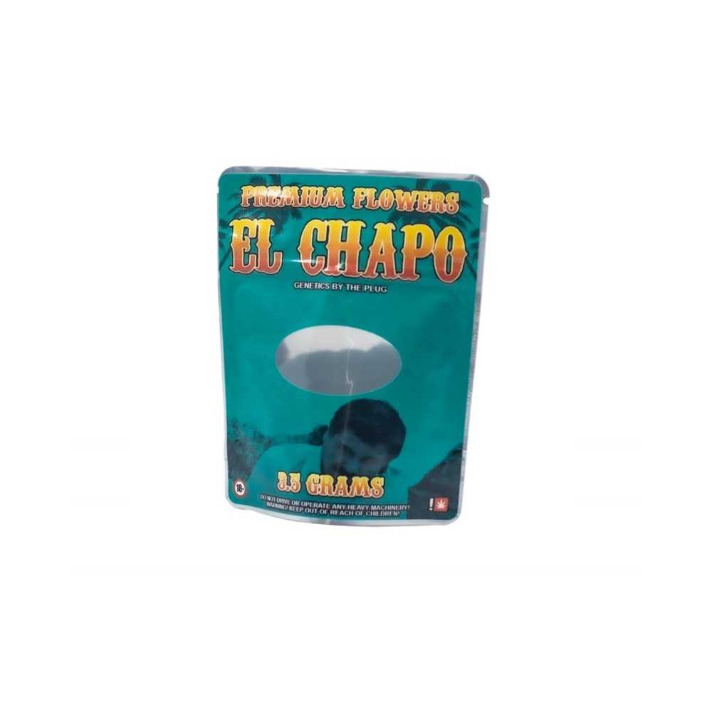 El Chapo Mylar Bags 3,5g  Mini Grip & Mylar Bags