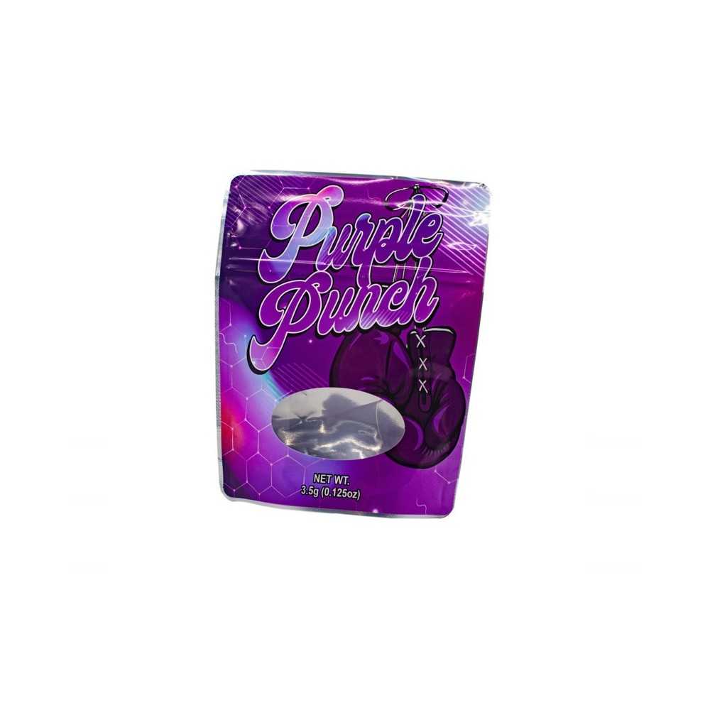 Purple Punch Mylar Bags 3,5g  Mini Grip & Mylar Bags