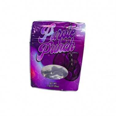 Purple Punch Mylar Bags 3,5g  Mini Grip & Mylar Bags
