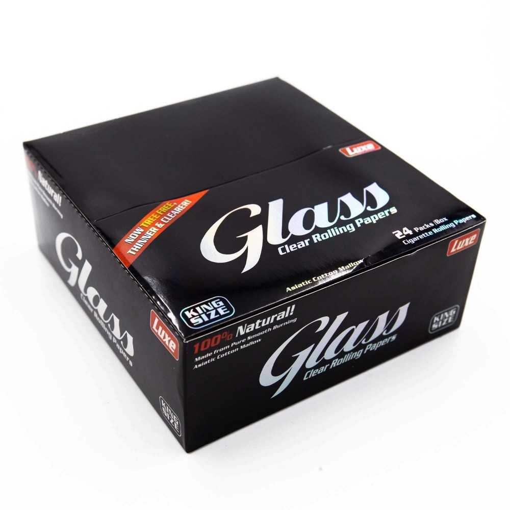 Carton Glass King Size Clear Papers (24 paquets)  Divers feuilles à rouler