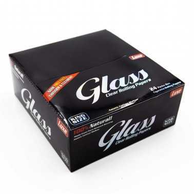 Glass King Size Clear Papers (24 packs)  Various rolling papers