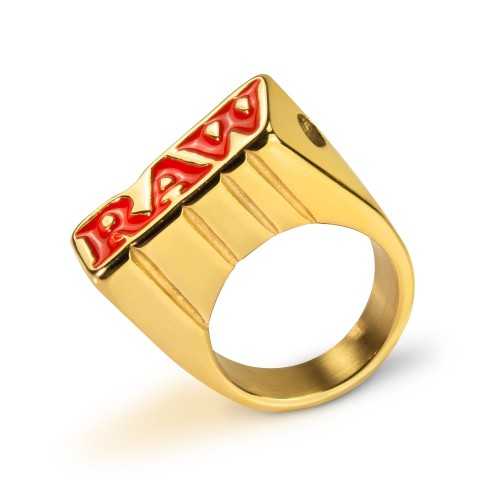 24K Gold plated ring Raw (limited edition) RAW Pipe