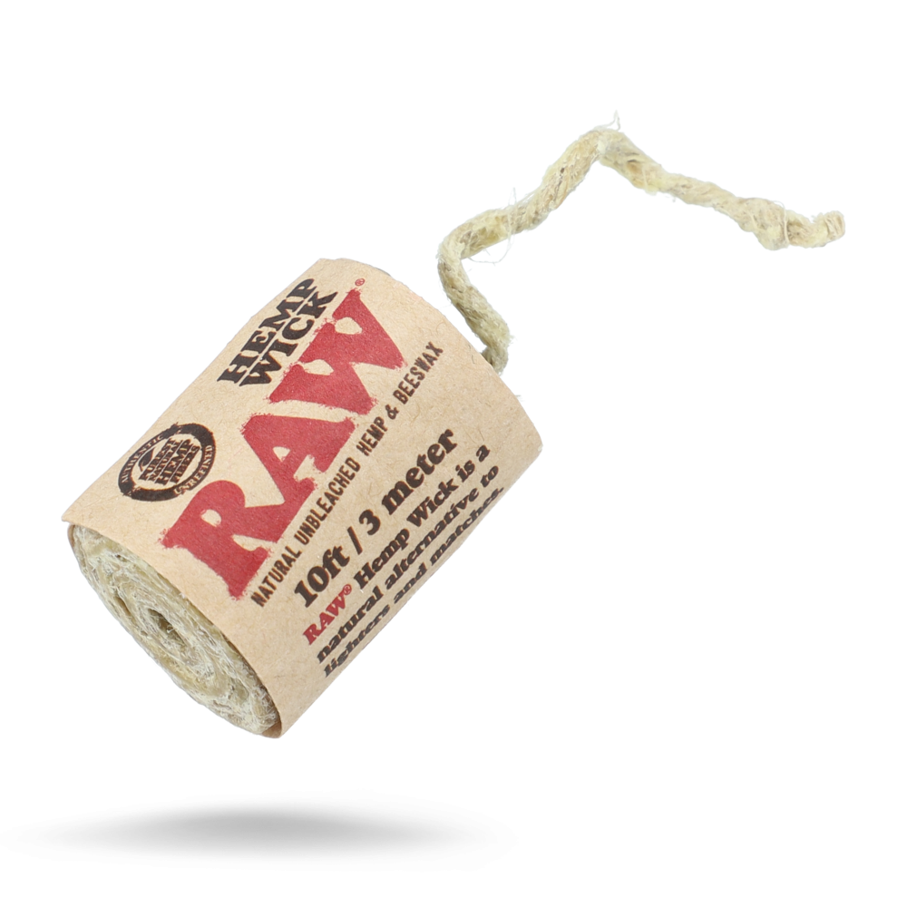 Stoppino di canapa grezza 3m RAW Artista Bong