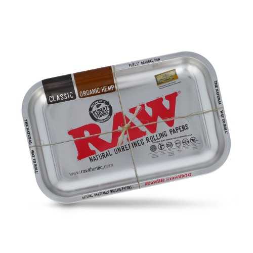 Raw "Steel" Rolling Tray L RAW Rolling Tray