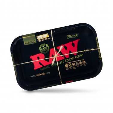 Raw Black" rolling tray L RAW Rolling tray