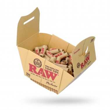 Raw Perfecto 100 Pre-Rolled Cone Filters RAW Filters (activated carbon, cardboard, cellulose and others)