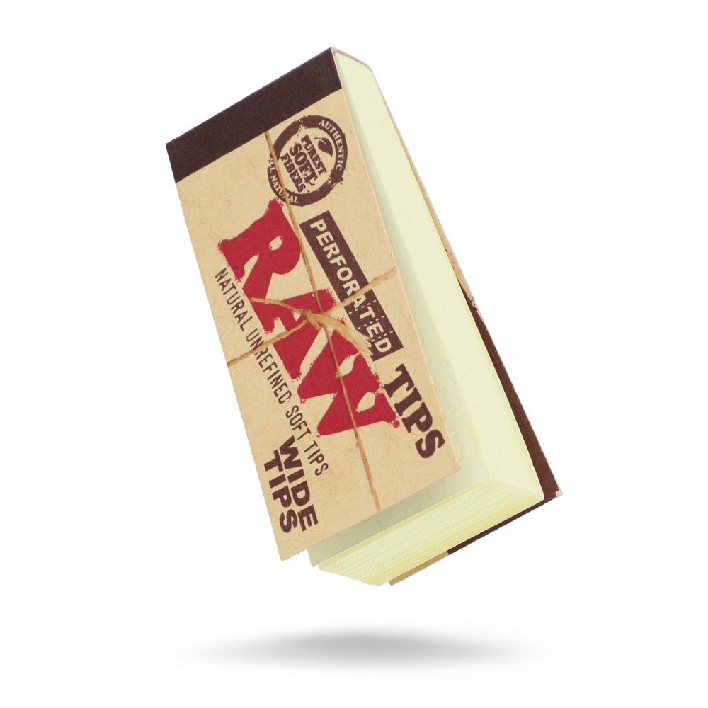 Carton Raw Naturel Filtre Wide tips (50 pièces) RAW Filtres (charbon actif, carton, cellulose et autres)