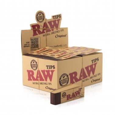 Carton Raw Naturel Original Tips Filtre RAW Filtres (charbon actif, carton, cellulose et autres)