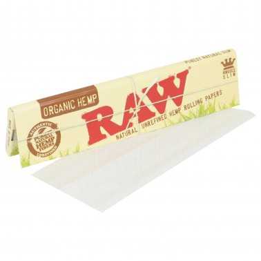 Raw Slim Organic Hemp King Size RAW Feuille à rouler