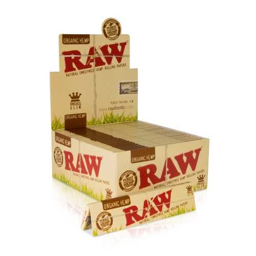 Raw Slim Organic Hemp King Size RAW Leaf to roll