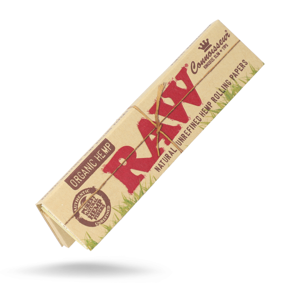 Raw Slim Organic Connoisseur + Tips RAW Rolling sheet