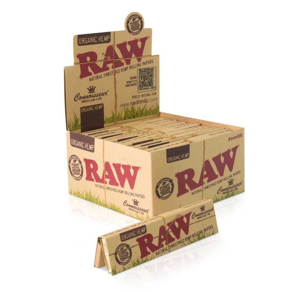 Conoscitore del Raw Slim Organic + Suggerimenti RAW Foglio di laminazione