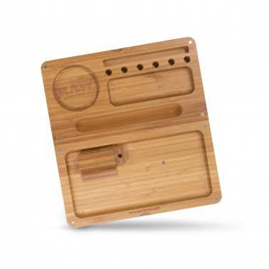 Indietro Flip Raw vassoio magnetico in legno RAW Vassoio di rotolamento