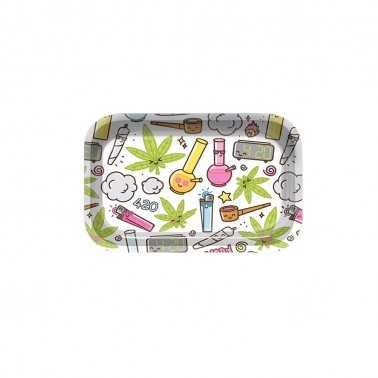 Tablett zum Rollen Smoking Arsenal Small "Stonner Things" Smoke Arsenal Tablett zum Rollen