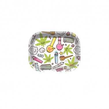 Tablett zum Rollen Smoking Arsenal "Smoker Things" Mini Smoke Arsenal Tablett zum Rollen