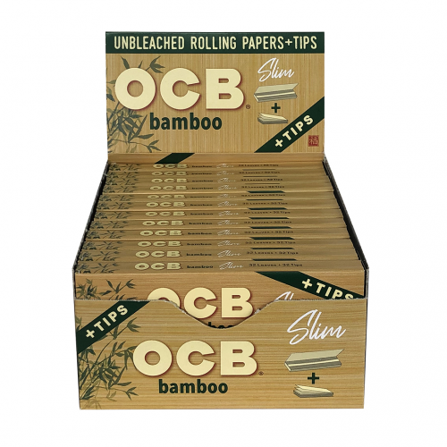 Rolling Paper OCB Bamboo King Size Slim + Filter (Karton) OCB Rolling Paper