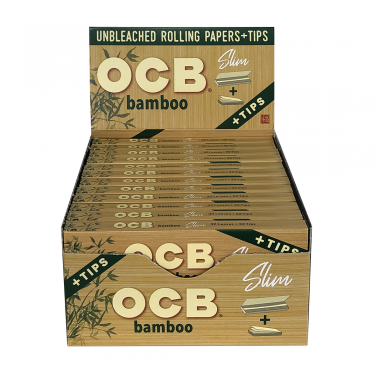 Feuille à rouler OCB Bamboo King Size Slim + Filtres (carton) OCB Feuille à rouler